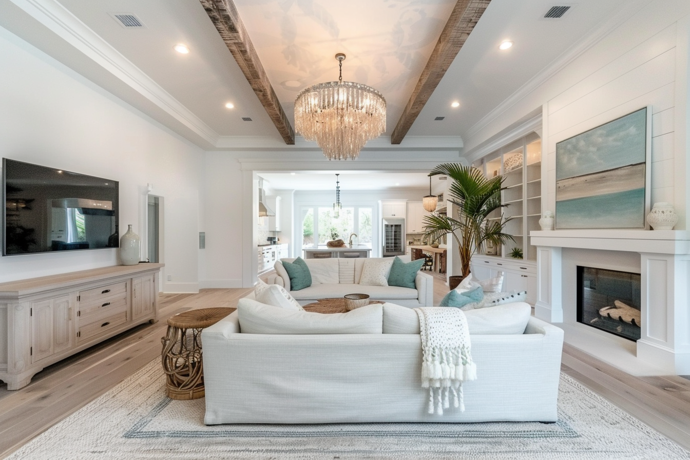 Coastal Living Room Inspiration — Modern Design Homes | Tampa Interior ...