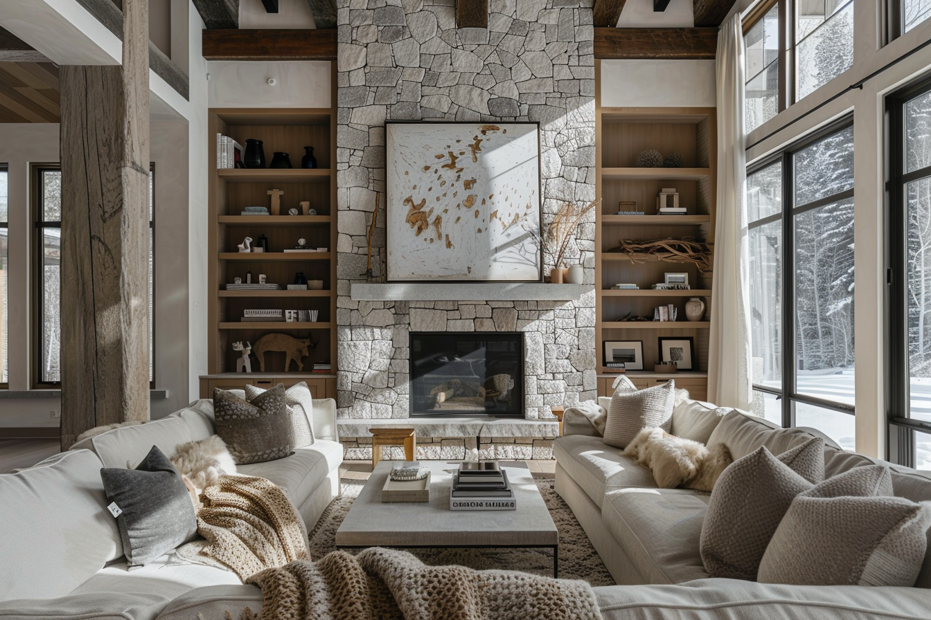 Modern Rustic Living Room Interior Design Inspiration — Modern Design ...